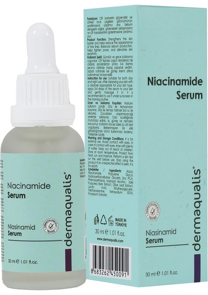 Niacinamide Siyah Nokta ve Akne Karşıtı Cilt Bakım Serumu 30 ml fiyatları