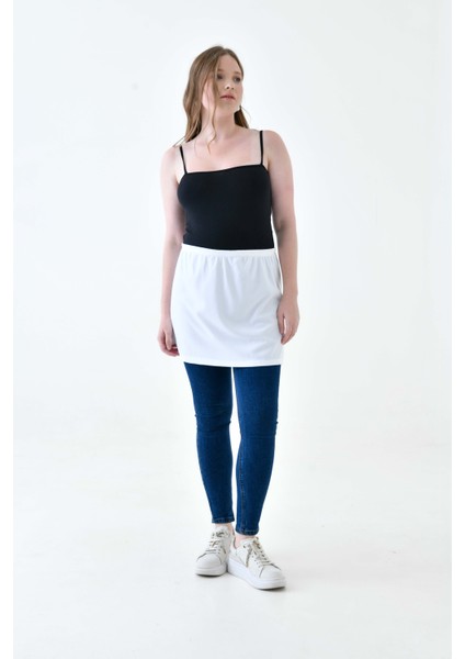 Mırach Curve Büyük Beden Içlik Etek Yırtmaçlı Örme Etek Beli Lastikli Kurtarıcı Etek Astar Etek fiyatları