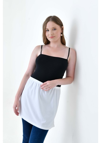 Mırach Curve Büyük Beden Içlik Etek Yırtmaçlı Örme Etek Beli Lastikli Kurtarıcı Etek Astar Etek fırsatları