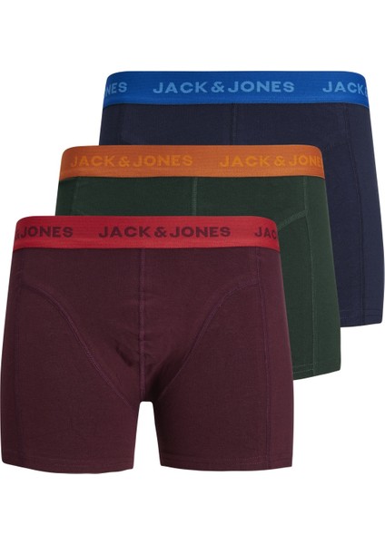 Jacjett Trunks 3 Pack Erkek Yeşil 3'lü Boxer - 12211158