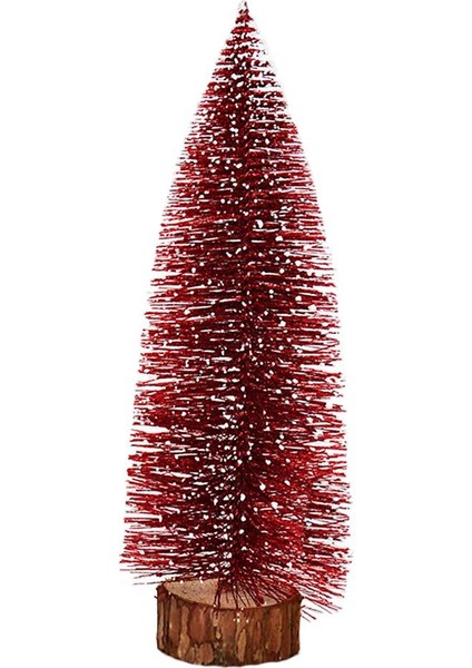 Yılbaşı Süsü Dekoru Simli Kırmızı 30 Cm Çam Ağacı fiyatları