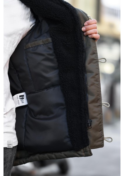 Erkek Kapüşon Kürklü Kışlık Uzun Mont fırsatları