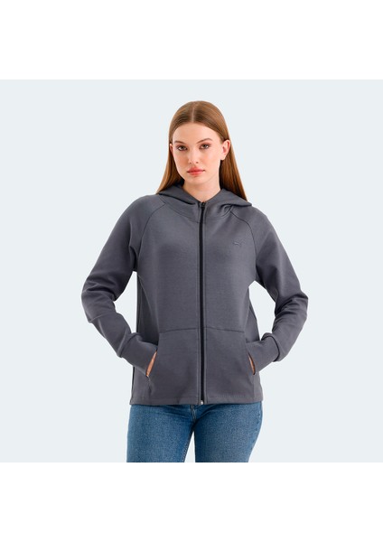 VASCO Kadın Sweatshirt Koyu Gri