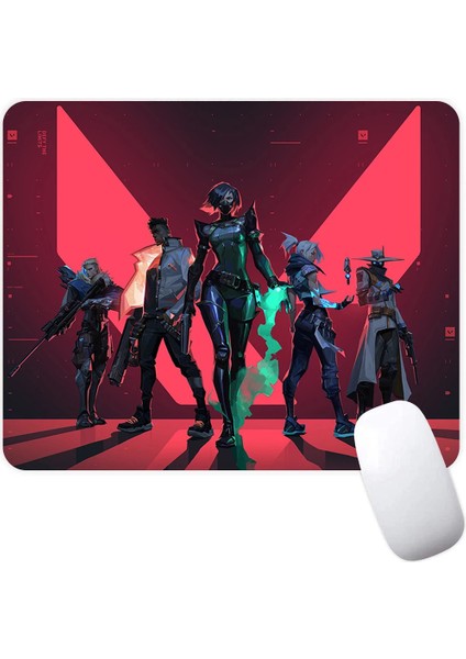 Valorant 6 Oyuncu Mouse Pad 90X40 cm Kaymaz Dikişli