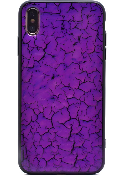 iPhone Xs Max Mermer Desenli Pane Kılıf