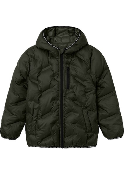 Nkmmason Jacket Çocuk Günlük Mont 13231324-ROSIN Haki