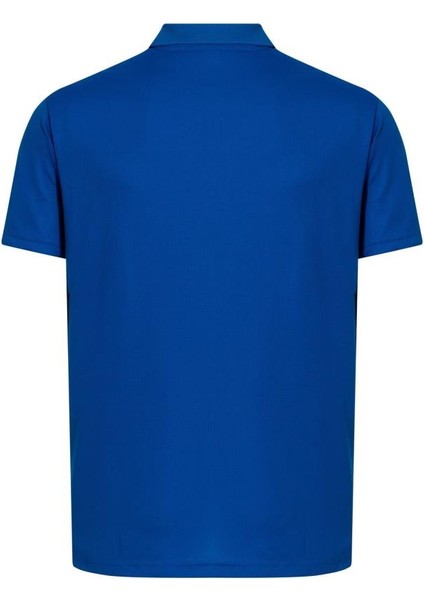 Deer TF-0208 T Shırt Saks Mavi Polo Yaka Tişört