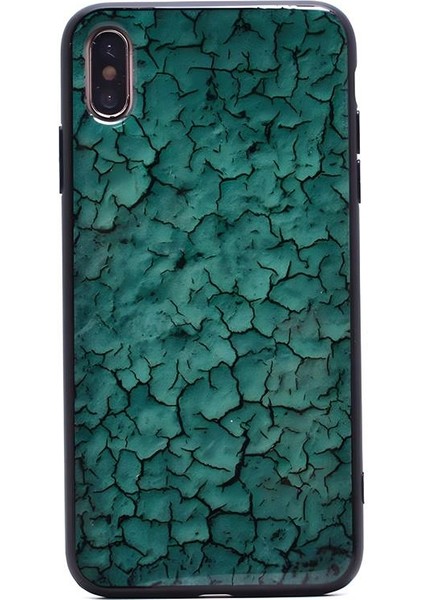 iPhone Xs Max Mermer Desenli Pane Kılıf