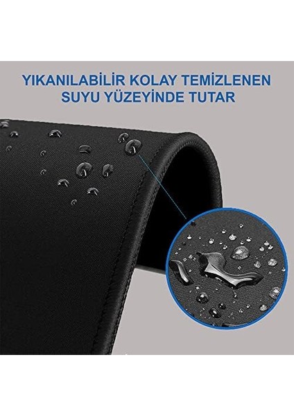 Razer 4 Oyuncu Mouse Pad 90X40 cm Kaymaz Dikişli