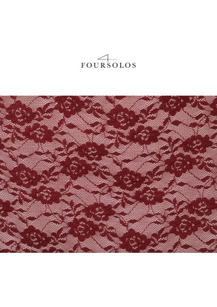 Dantelli Pamuklu Yüksek Bel Kadın Külot - Bordo indirimleri