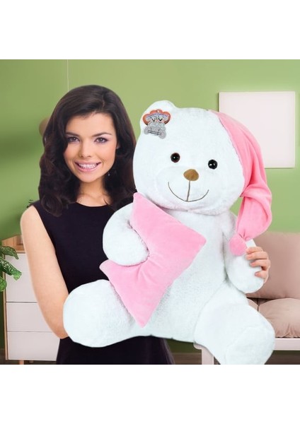 Legosh 80 cm Yastıklı Uyku Arkadaşı Peluş Ayıcık