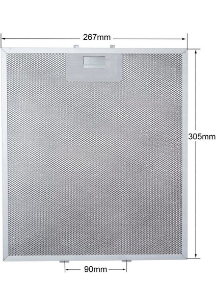 480122102168 Davlumbaz Filtresi 267 x 305 mm 405525042, 4055250429, KIT0010805 C1