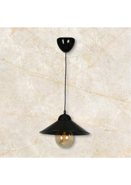Şık siyah tekli plastik ürün 22x15 cm