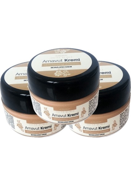 Cilt Beyazlatıcı Arnavut Kremi 50 ml 3 Tane Birden