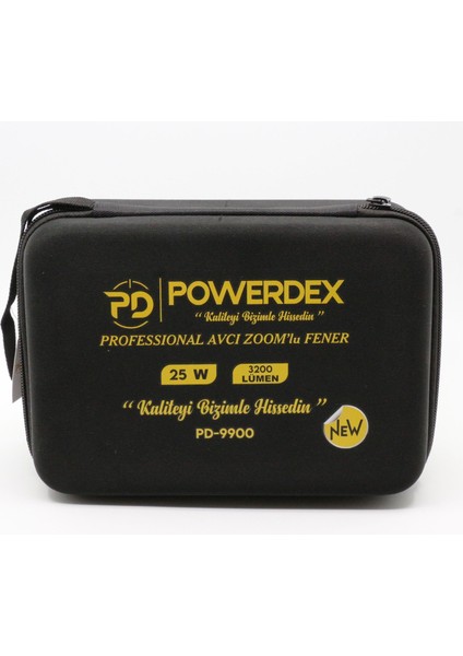 Powerdex PD-9900 Şarj Edilebilir Pilli Profesyonel Avcı Zoom'lu El Feneri 25W fiyatları