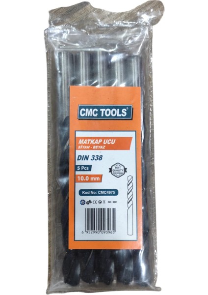 Matkap Ucu Siyah 10 mm 5 Adet