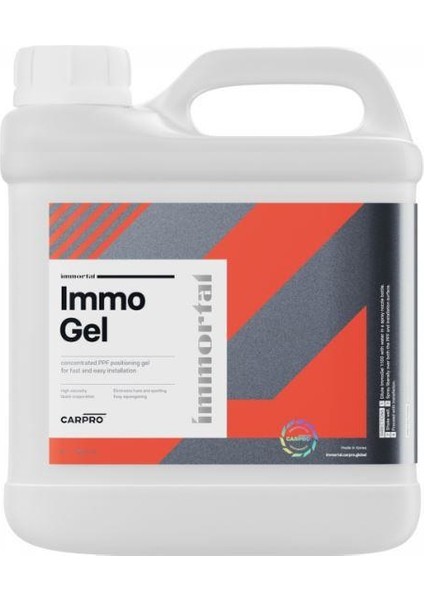 Car Pro Immogel Ppf Konumlandırıcı Kayganlaştıcı Jel 4lt.