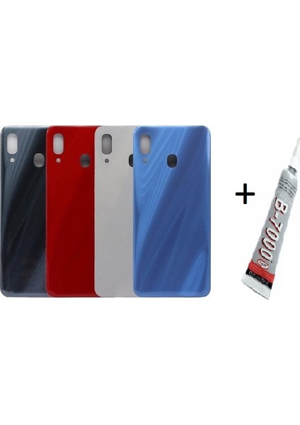 Samsung A30S Arka Batarya Pil Kapağı Yeşil (B7000 15 ml Yapıştırıcı)