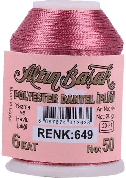 Oya ve Dantel Ipi 20 gr - - No: 649