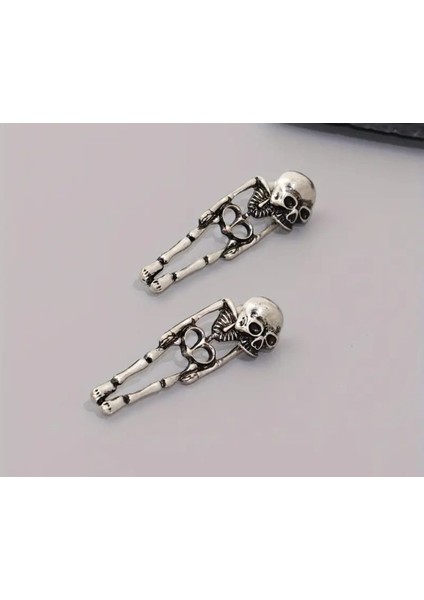 Iskelet Küpe Punk Tarzı Çinko Alaşım Takı Yaratıcı Kadın Küpeler modelleri