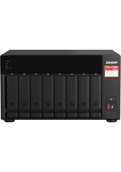 TS-873A-16GB Ryzen V1500B 16GB Ram- 8-Diskli Nas Server (Disksiz)