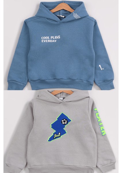 Erkek Çocuk 2'li Paket Basic Sweatshirt