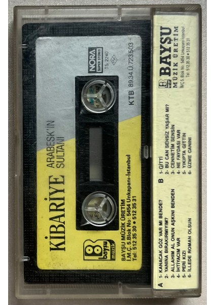 Kibariye – Arabesk'in Sultanı Kaset fiyatları