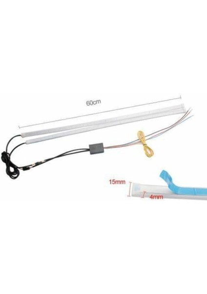 Rgb Far Kaşı Gündüz Ledi Audi Stil Kayar Sinyalli Flexible Neon fiyatları