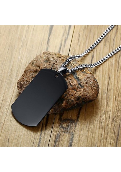 Kişiye Özel Isimli Paslanmaz Künye Çelik Kolye Künye Takım Baskılı fırsatları