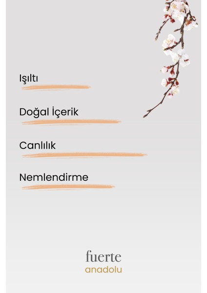 Fuerte Anadolu Kayısı Sabunu %100 Doğal