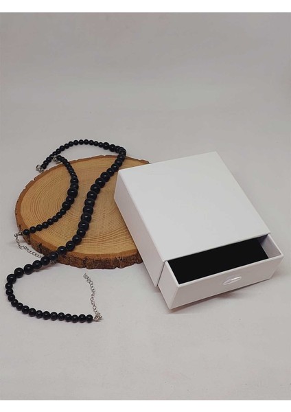 Galaksi Serisi Shungite (Şungit) Taşı Kolye & Bileklik Seti modelleri
