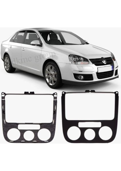 JETTA 2006-2011 MODEL ARASI UYUMLU MANUAL KLİMA RADYO TEYP DIŞ ÇERÇEVESİ