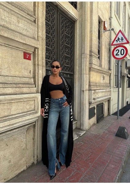 Lymens Fashion Jenna Püsküllü Uzun Hırka indirimleri