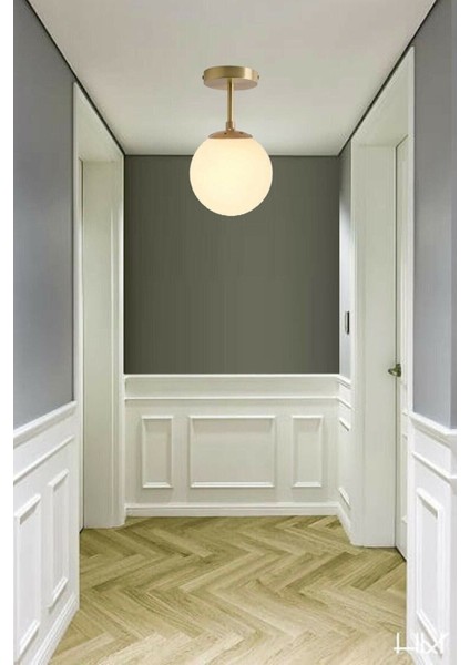 Modern renkli mini spor camlı tavan avize, metal malzeme, 20x60 boyut, 1 ampüllü