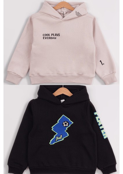 Erkek Çocuk 2'li Paket Basic Sweatshirt