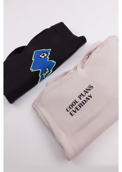 Erkek Çocuk 2'li Paket Basic Sweatshirt