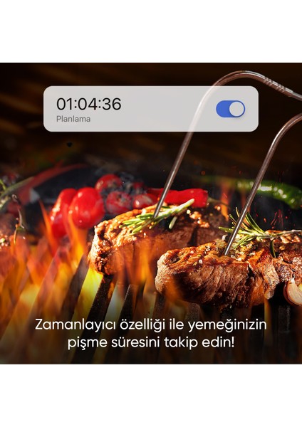 Akıllı Gıda Termometresi Yemek, Et, Izgara Ve Bebek Maması