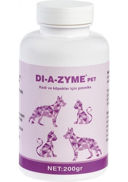 Dı-A-Zyme Pet 200 gr (Kedi ve Köpekler)