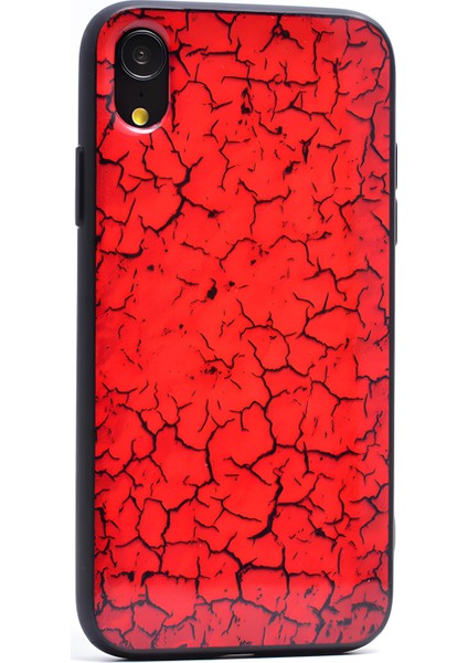 iPhone Xr Mermer Desenli Pane Kılıf