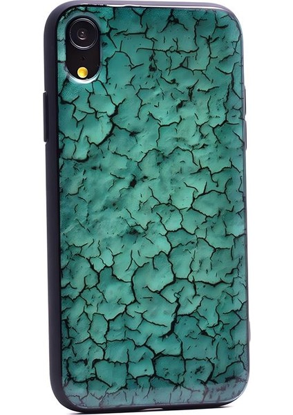 iPhone Xr Mermer Desenli Pane Kılıf