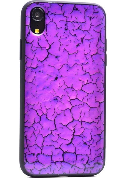 iPhone Xr Mermer Desenli Pane Kılıf