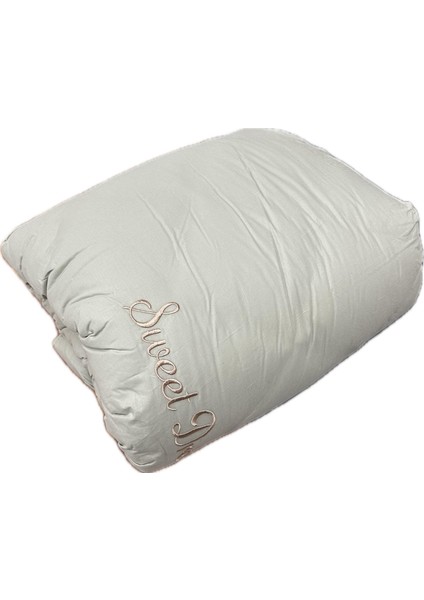 Saten %100 Pamuk Ranforce Tek Kişilik Yorgan Sweet Dreams V2 Yeşil-Kahve