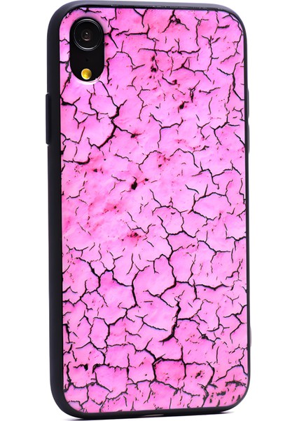 iPhone Xr Mermer Desenli Pane Kılıf