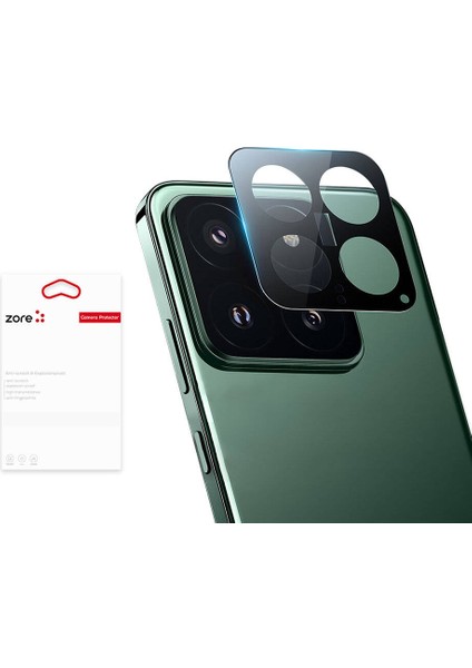 - Xiaomi Mi 14 - Kamera Lens Koruyucu 3D Kamera Camı