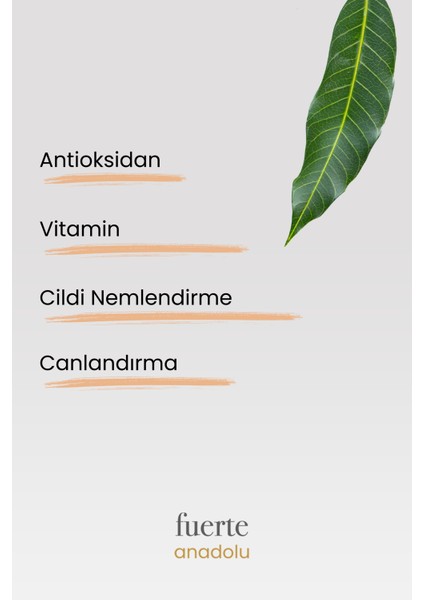 Fuerte Anadolu Mango Sabunu - Cildi Rahatlatır, Ferahlık Verir