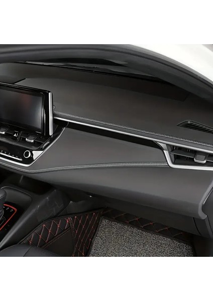 Araç Içi Beyaz Dikişli Dekoratif Kendinden Yapışkanlı Suni Deri Trim Şerit indirimleri