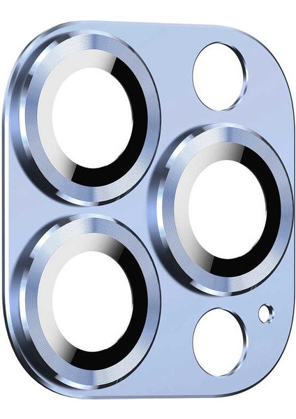 - Apple iPhone 13 Pro Max - Kamera Lens Koruyucu CL-03 - Mavi Açık - T18715