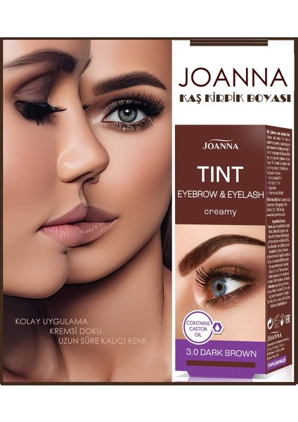 Kına Saç Boyası 1 Kutu + Joanna Kaş Kirpik Boyası 1 Kutu