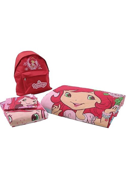 Strawberry Shortcake Yatak Örtülü Nevresim Takımı (Çanta )