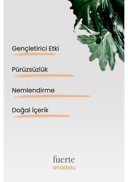 Fuerte Anadolu Yosun Sabunu - Antiseptik, Cildin Elastikiyetini Kazandırır